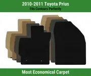 Lloyd Velourtex Front Row Carpet Mats for 2010-2011 Toyota Prius (for: Toyota)