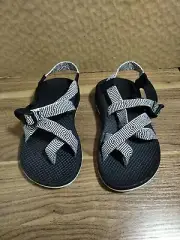Chaco Z/Cloud 2 Women's Walking Shoes Sandals Size 6 Black White Brown*MissingBo