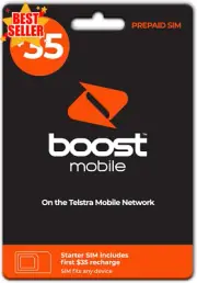 Boost Prepaid Sim Starter Pack $35