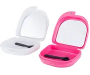 Retainer Case with Mirror, Mouth Guard Case, Orthodontic Dental Retainer Box, De