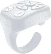 Auto Camera Shutter – Presentation Clicker with Continuous Click, Remote Control Ring for Photo and Video | Smart Media Controller for Music Slideshows, Portable Click Ring for Zoom Calls and Screens