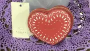 Radley Of London Leather Heart Shaped Coin Purse Too Cute***