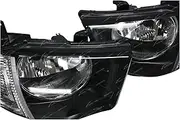 Clear Headlights Pair LH+RH for Mitsubishi Triton MN Series 2009-2015 GL GLX