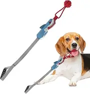 Dog Tug Toy, Indestructible Pull Chew Toy, Durable Cotton Ball Squeakers, Puppy Teething Aid, Heavy-Duty Pet Supplies, Enrichment for Medium Large Breed Dogs, Aggressive Chewers