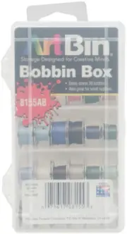ArtBin 8155AB Bobbin Box-3"X6"X1.25" Translucent (3Pk)