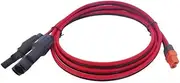1 5m 12AWG XT60i (2+1) Signal Pin Female to Solar Connector Extension Cable Perfect for Portable Solar Panels