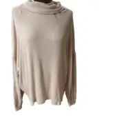 BKE Buckle Blush Open Back Sweater Drop Shoulder NWT Medium