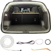 Dynamic Flow car Trunk Light Strip, car Tailgate Light bar, Trunk LED Light Strip, SUV Truck Waterproof Cargo Atmosphere Light (2 Meters White)
