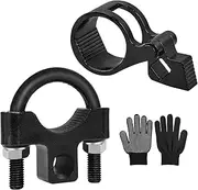 2 Pcs Inner Tie Rod Removal Tool Kit Universal U Wrench and Tie Rod End Hex Wrench Multipurpose Car Removal Tool for Vehicle Truck Automotive..(1 set,black)