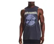 Under Armour Project Rock TankTop Mens Iron Paradise Blade Tempered Steel Muscle