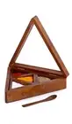 Wooden Tripod masala Box 4 Box Storage With Lid Storage For Spiece & Decor