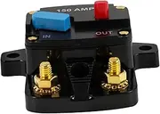 ULTECHNOVO 150a Auto Reset Circuit Breaker Mini Automotive Fuse for Car Stereo Marine Boat Audio Inline Overload Protection Switch