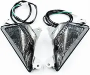 Front Turn Signal For NINJA 250 300 400 650 1000SX ZX6R ZX25R Z1000SX ER6F Motorcycle Lamp Flashing Indicator Light(Smoke Bulb light)