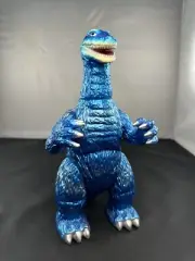 2021 MEDICOM TOY 9” GODZILLA SOFVI VINYL WARS METALLIC BLUE CLASSIC IMAGE