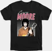 Gary Moore T-Shirt Thin Lizzy Phil Lynott Brian Downey Black Rose A Rock Legend