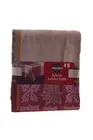 Holiday Plaid Red Green Poinsettia Tablecloth Christmas Holly Leaf 52" 70" NEW