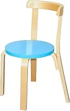 Curved Back Wooden Chairs Stackable Furniture for Playing and Learning Suitable for Classroom Living Room Bedroom Study Room