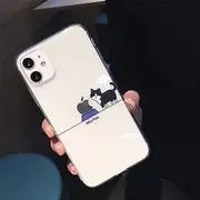 Cute Cartoon Animal Giraffe Transparent Case for iPhone 13 Pro Max 12 Mini 11 X XS XR 7 8 Plus Couple Clear Soft TPU Cover,T3,for iPhone 13 Pro