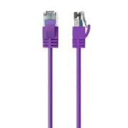 Cruxtec Ultra-Thin CAT6A U/UTP Ethernet Cable - Purple 1.5m (RF6A-015-PU)