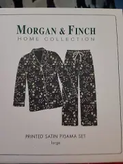 Womens Pyjama Set - Pure Satin (Morgan and Finch Home Collection)