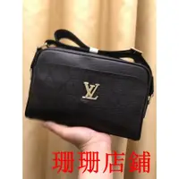 在飛比找蝦皮購物優惠-珊珊二手/LV 路易威登男士單肩包 斜挎包 方包 側背包 單