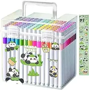 Kid Markers - Acrylic Kids Marker Set,No Smudging Bold Long-Lasting Fun Painting Pen for School Classroom Travel Easter Stuffers