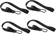 ibasenice Stroller Handle Leash for Toddlers 4 Pack Universal Fit Easy to Adjust Black for Pram Beach Chair