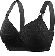 [Generic] Womens Running Bra Comfy Convenient Front Closure Bras No Underwire Supportive Bras Full Coverage Bra Women Plus Size Sexy