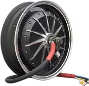 FSNEODYV Electric Bicycle Kit, E-Bike Conversion Kit 253 BLDC Hub Motor 14x3.5inch 3000W 48V 60V 72V 80kmh Disc Brake 40H(72v 80kmh)