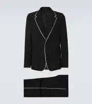 [Gucci] Gucci Wool gabardine suit AU 93 black