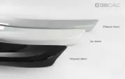 Rear Spoiler Trunk Garnish Cover White/Silver/Blk 1EA for Hyundai Azera 2012~17 (for: Hyundai)