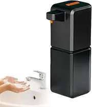 yanzisura Touchless Foaming Soap Dispenser,Electric Foam Pump USB Rechargeable | 500ml Electric Soap Dispenser, Touchless Control for Bathroom Counter Top, Kitchen