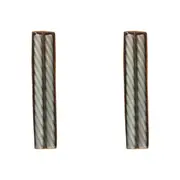 2x 2pc Urban 25cm Swirl Pillar Vanilla Scented Candle Home Fragrance Decor Smoke