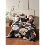 Linen House Silvia Night Home/Bedroom Cotton Quilt Cover Set with Pillowcase