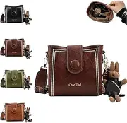 [Generic] Bootara Bucket Bag, Vintage Fashion Bag, Crossbody Bags Adjustable Wider Shoulder Strap, with Cute Doll Pendants