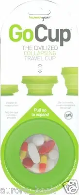 Go Cup Small � Green - The Civilized Collapsing Travel Cup Collapsible WA51249