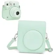 Camera Case Compatible with Fuji Instax Mini 12 - Mint Green Snap Fastener