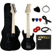YMC 30" Kids Electric Guitar Pack With 5-Watt Amp, Gig Bag,Strap,Cable,String...