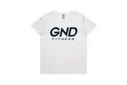 GND Womens Rep Tee // White
