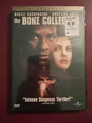 THE BONE COLLECTOR: DVD WIDESCREEN. ACTORS DENZEL WASHINGTON & ANGELINA JOLIE.