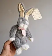 NWT EASTER Russ Sundance Bunny Rabbit Stuffed Plush Corduroy Poseable Ears 10"