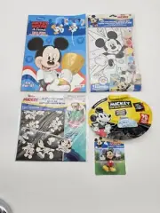 Lot Of 5 Mickey Mouse Toys, Coloring Book Stickers Paints Figure Mash Mallow New