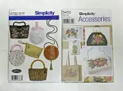 Simplicity Teresa Nordstrom Bags & Accessories Uncut Sewing Patterns 4752 5450