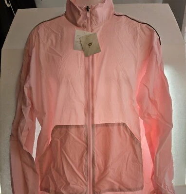 Fabletics Oversized Flyweight Windbreaker in "Pretty Pink" Size L