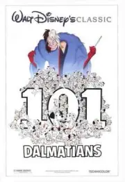 Dalmations 101 Original 1991 Movie Poster - Mint Condition - Wow!