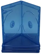 Viva Elite 2 Disc 12.5mm Premium Bluray Replacement Movie Storage Cases 3 Pack