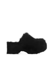 Jil Sander Fur Clogs