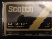 SCOTCH METAFINE 46 TYPE IV 1979 BLANK CASSETTE TAPE (SEALED)