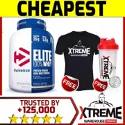 DYMATIZE ELITE WHEY 2.26KG 5LB CHOCOLATE // WPI PROTEIN ISOLATE POWDER *