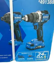 Kobalt 24V Max 2-Tool Brushless Tool Kit Drill/driver and 1/4 Impact Driver
